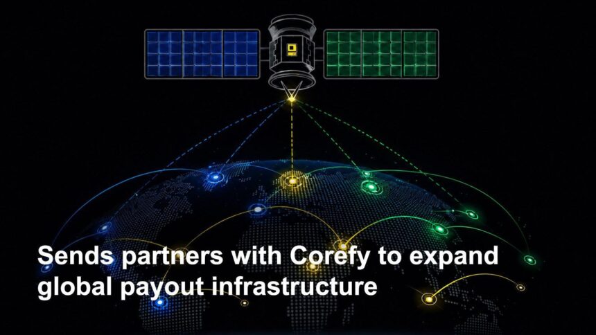 Sends partners with Corefy to expand global payout infrastructure